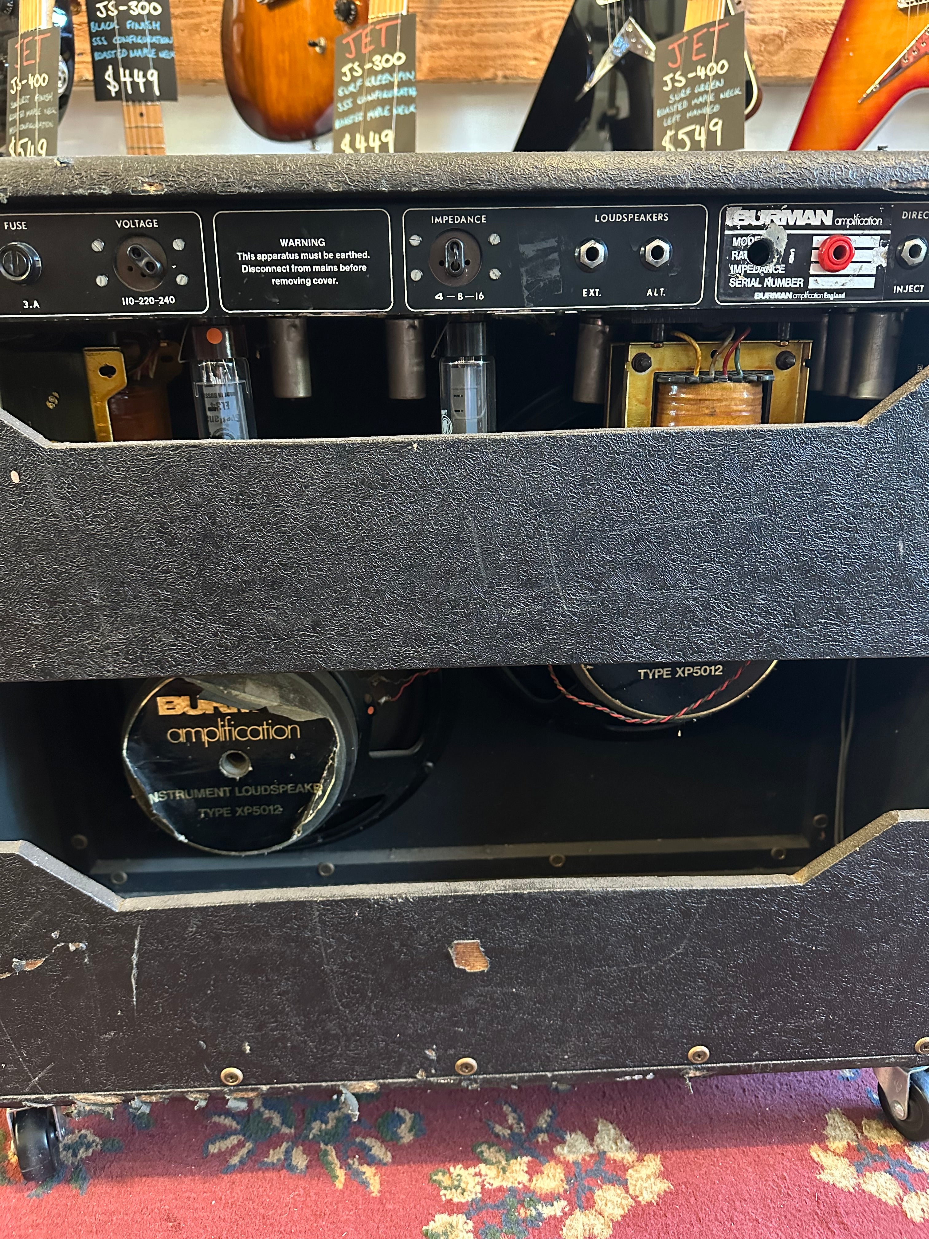 Burman | Pro Series 502 | 50w | 2 x 12 | Valve Combo | Pre-Loved Burman | Pro Series 502 | 50w | 2 x 12 | Valve Combo | Pre-Loved